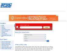 Tablet Screenshot of ifsc-code.com
