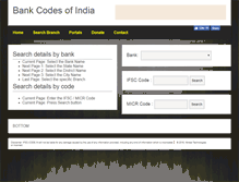 Tablet Screenshot of ifsc-code.in